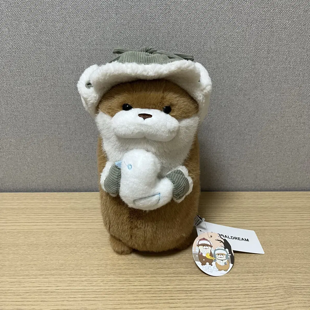 꽁꽁 우소우소짱 브라운 인형 27cm